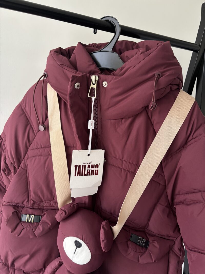 Žieminis paltas su žaisliuku 116-140 - Image 2