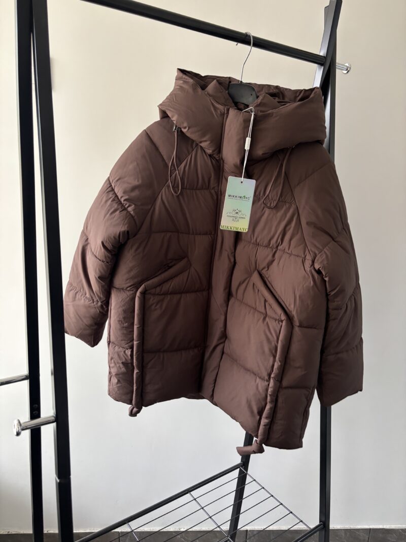 Oversize žieminė striukė Brown | 134-164 - Image 4