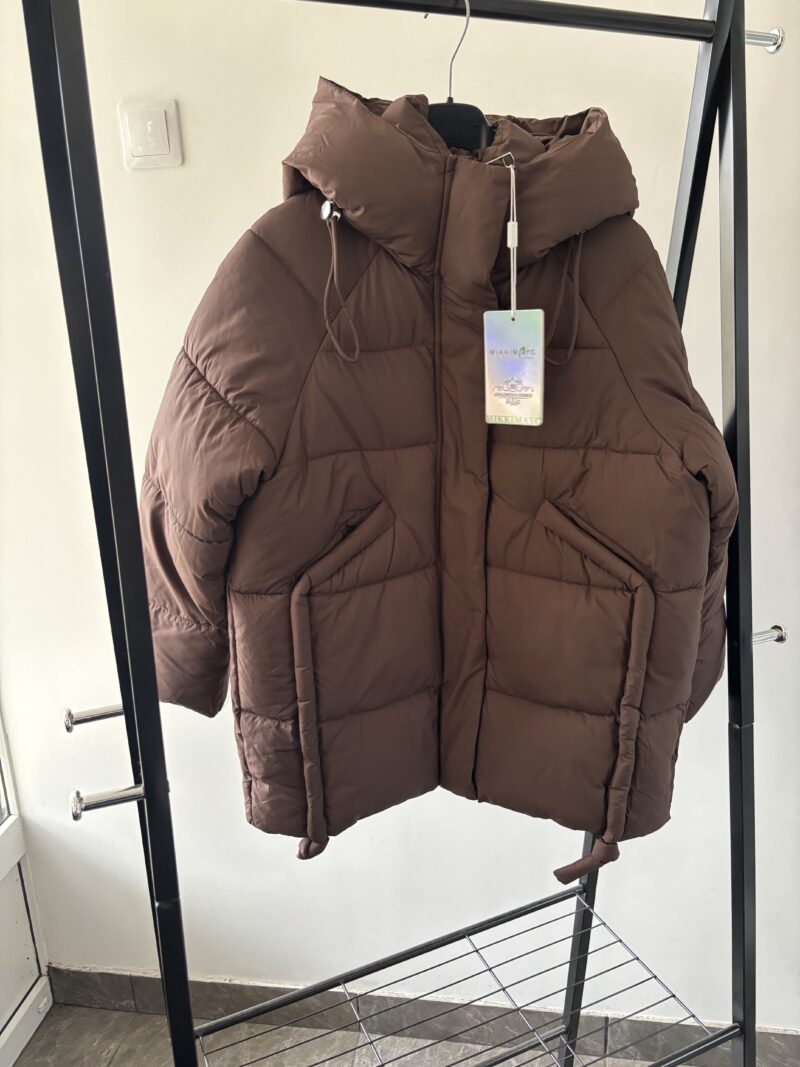 Oversize žieminė striukė Brown | 134-164