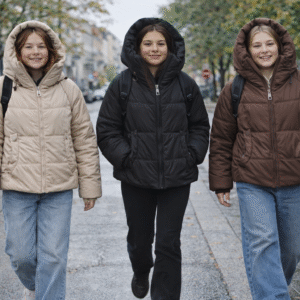 Lengvos neperpučiamos striukės pavasariui/rudeniui | Trys spalvos