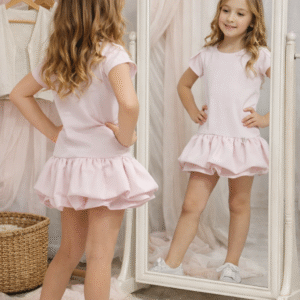 Elegantiška suknelė/kombinezonas mergaitei | Dvi spalvos