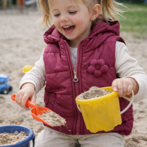 Vaikiška liemenė mergaitei | Dvi spalvos